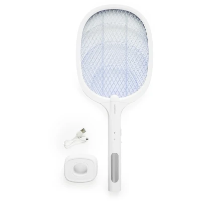 Afbeelding van 2 in 1 Oplaadbare Insectenracket met Uv licht Elecfly InnovaGoods