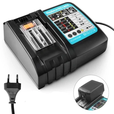 Afbeelding van 18V DC18RC acculader compatibel met Makita 14,4V en Li Ion BL1815 BL1830 BL1840 BL1850 BL1860 BL1890 BL1415 BL1430 BL1440