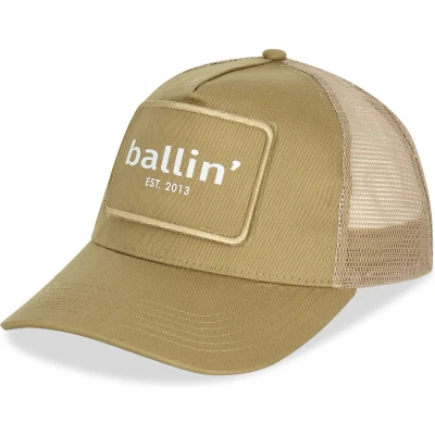 Afbeelding van Ballin unisex Accessoires Hoeden Pet Beige One Size