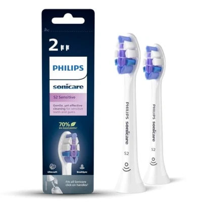 Afbeelding van Philips Sonicare Opzetborstels Optimal Sensitive Wit 2 stuks