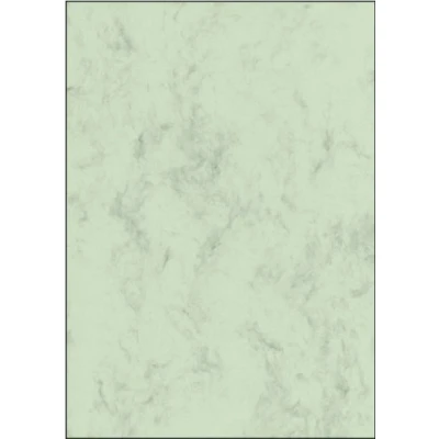 Afbeelding van Designpapier Sigel A4 90grs marmer pastelgroen pak 100 vel