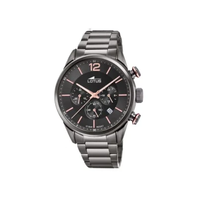Afbeelding van Lotus Herenhorloge chronograaf kwarts roestvrij staal 18686/2 armband, armband