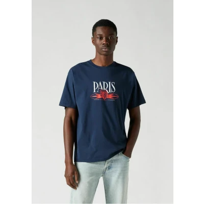 Afbeelding van Levi&#039;s TAB Vintage Tshirt print, Heren, Maat: Small, Stones throw mineral