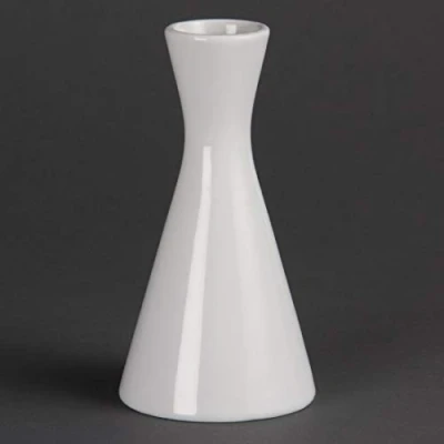 Afbeelding van Olympia Whiteware porseleinen vaasjes (6 stuks)