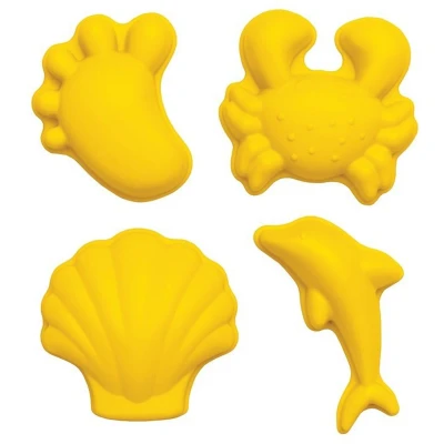 Afbeelding van Funkit world scrunch zandvormpjes footprint pastel geel