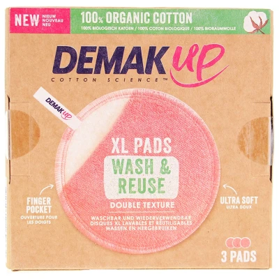 Afbeelding van Demak&#039;Up XL Herbruikbare Reinigingspads 3 Pads