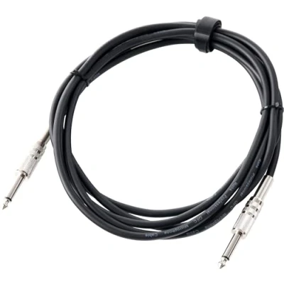 Image de Pronomic 00016447 Câble pour instruments/Câble fiche jack 3 m Noir
