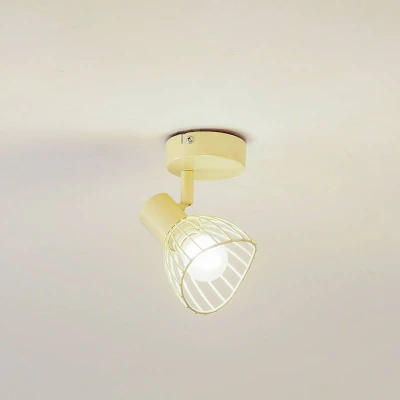 Afbeelding van Lindby plafondlamp 1licht IJzer H: 17 cm E14 beige