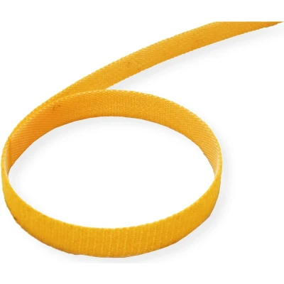 Afbeelding van Value 25.99.5252 Klittenband Om te bundelen lusdeel, Haak en Haakdeel (l x b) 25 m 10 mm Geel
