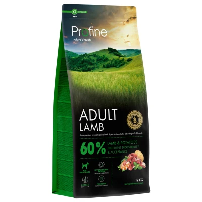 Afbeelding van Profine Adult Lam Hondenvoer 12 kg Voor Volwassen Honden Van Alle Rassen