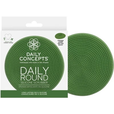 Afbeelding van Daily Concepts Round Silicone Scrubber Exfoilierend Ontspannend