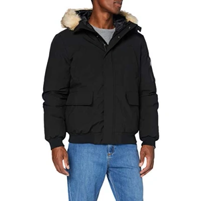 Afbeelding van Schott Winterjas, Heren, Maat: Medium, Black