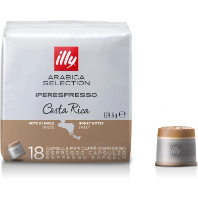 Afbeelding van illy Iperespresso koffie Costa Rica 6 x 18 capsules