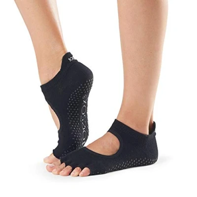 Afbeelding van Sissel TOESOX HT BELLARINA zwart medium antislip sokken Pilates dames, zwart, FR: M (maat fabrikant: M)