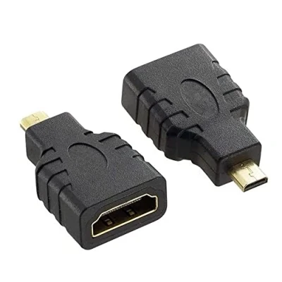 Afbeelding van Techly IADAP HDMI MD tussenstuk voor kabels Micro D Zwart