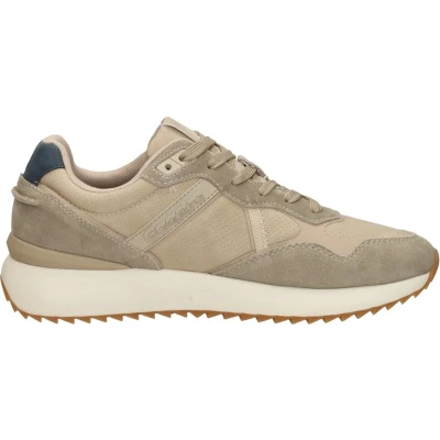 Afbeelding van Gaastra Sneakers laag, Heren, Maat: 43, Beige Leer en textiel