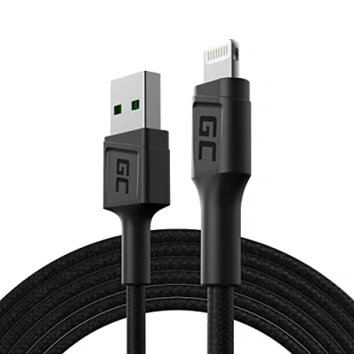 Afbeelding van GC PowerStream 1,2 m Lightning kabel nylon oplaadkabel voor Apple iPhone 13 12 11 SE Pro/Max X XR XS Max 8 7 Plus 6 6S 5 5C 5S iPad Air/Pro/Mini iPod