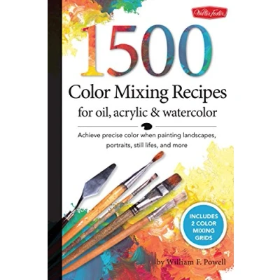 Afbeelding van 1500 Color Mixing Recipes for Oil, Acrylic and Watercolor