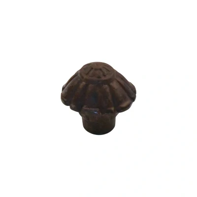 Afbeelding van Good in Style Meubelknop 32mm model bloem roest