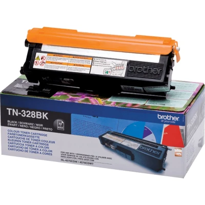 Afbeelding van Brother TN 328BK Toner Zwart Extra hoge capaciteit