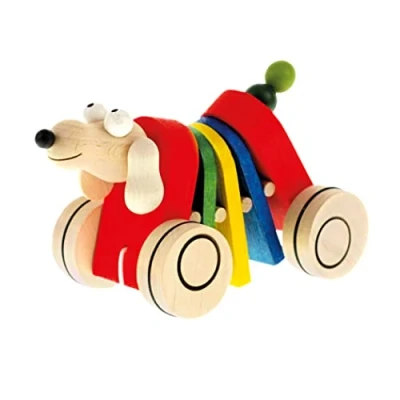 Afbeelding van Houten trekfiguur hond