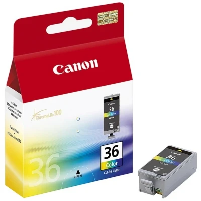 Image de Canon CLI 36 Color couleur (cyan, magenta, jaune, noir) originale cartouche d&#039;encre