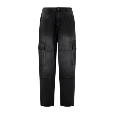 Afbeelding van Urban Classics Tapered Heavy Ounce Baggy Cargobroek Taille, 40 inch Zwart