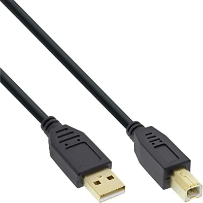 Afbeelding van InLine USB naar B kabel USB2.0 5 meter
