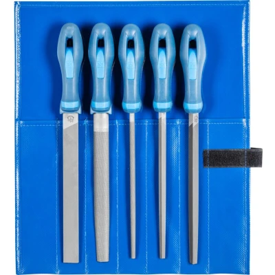 Afbeelding van PFERD 11800532 Werkplaatsvijlenset kap 2 in PVC roltas Lengte 200 mm 1 stuk(s)