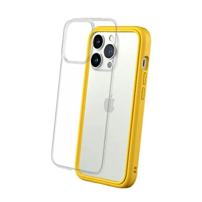 Afbeelding van RhinoShield Beschermhoes compatibel met [iPhone 13 Pro] Mod NX dunne bescherming schokabsorptietechnologie [BPA vrij] geel