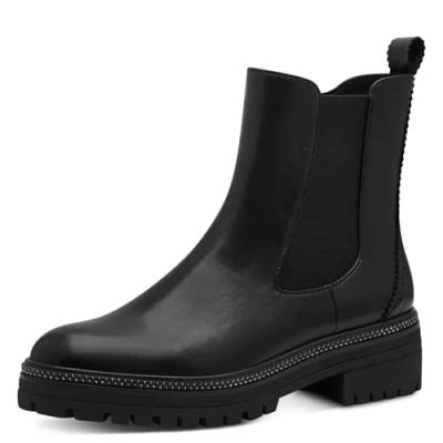Afbeelding van Marco Tozzi Chelsea 2 25443 43 damesschoenen dameslaarzen, zwart.