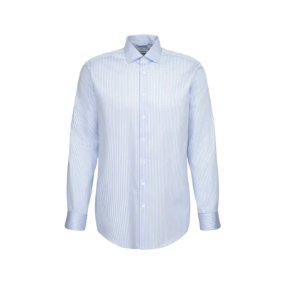 Afbeelding van Seidensticker Zakelijk overhemd, Heren, Maat: 45, Light blue