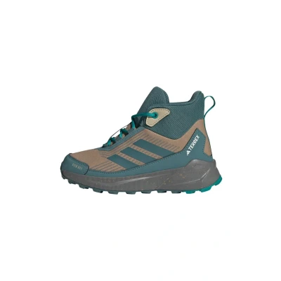 Afbeelding van adidas Mixte enfant Terrex Trailmaker 2 Mid RAIN.RDY Hiking Shoes Kids, Cardboard/Preloved Teal/Pure Teal, 30 EU
