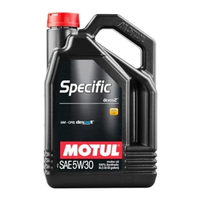Afbeelding van Motul Specific DEXOS2 5W 30 5L Motorolie 102643 OPEL: Astra K Sports Tourer, Corsa E Hatchback, Zafira B, BMW: 1 MERCEDES BENZ: V Class