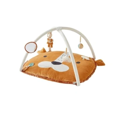 Afbeelding van NOUKIE&#039;S Babou Babyspeelmat van velours, motoriek, sensorisch ontwaken en ontwikkeling, afneembare bogen, machinewasbaar