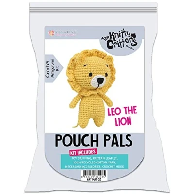 Afbeelding van Knitty Critters Pouch Pals Leo The Lion