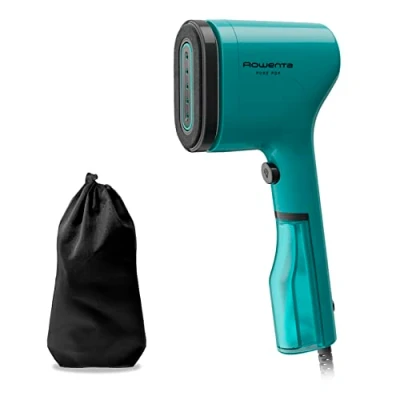 Afbeelding van Rowenta Pure Pop DR2024 stoomborstel 1300 W met stoomuitlaat tot 20 gr/min, strijkt en reinigt, verwijdert pluisjes haren, omkeerbare koppen, reisdesign, groen