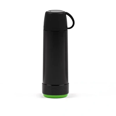 Afbeelding van Valira Pro Term Thermosfles, uniseks, volwassenen, grijs/groen, 1 l