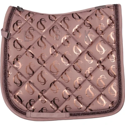 Afbeelding van Eskadron Zadeldekje Classic Sports Glossy Jewel Dressuur Smoke Taupe Full