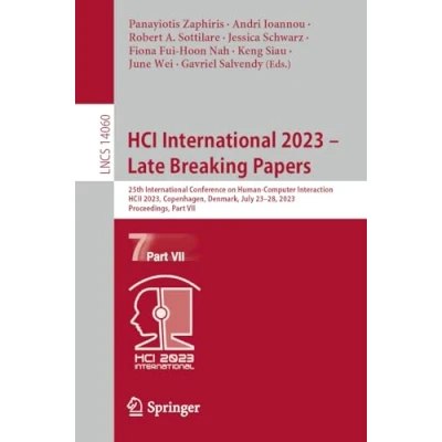 Afbeelding van Lecture Notes in Computer Science HCI International 2023 Late Breaking Papers