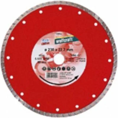 Afbeelding van Wolfcraft 1698000 Classic Turbo Diamanten doorslijpschijf Diameter 230 mm 1 stuk(s)