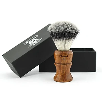 Afbeelding van Haryali London Synthetic Hair Shaving Brush with Rosewood Handle