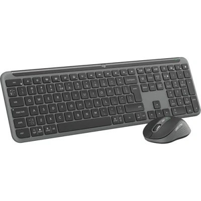 Afbeelding van Logitech MK950 Signature for Business toetsenbord Inclusief muis RF draadloos + Bluetooth QWERTZ Duits Grafiet