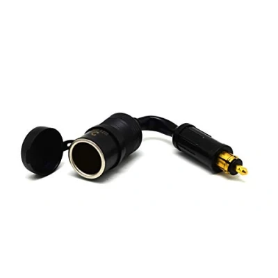 Afbeelding van CLIFF TOP Hella (DIN) op standaard sigarettenaansteker adapter (4,5 cm stijve kabelverlenging)