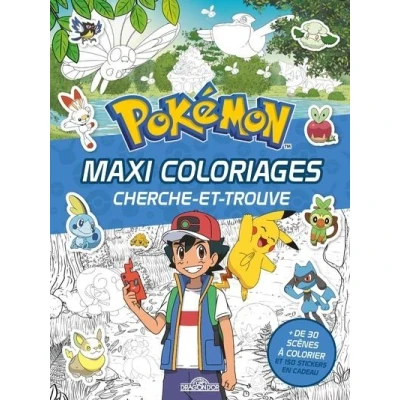 Image de Pokémon Maxi coloriages cherche et trouve