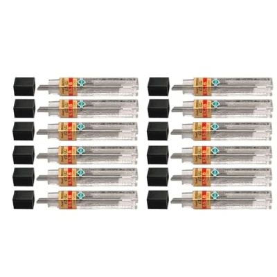 Afbeelding van Potloodstift Pentel 0.5mm zwart per koker B 12 stuks