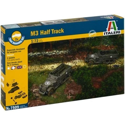 Afbeelding van Italeri I7509 Model Assault Tanks Halftrack M3A1 Schaal 1:72