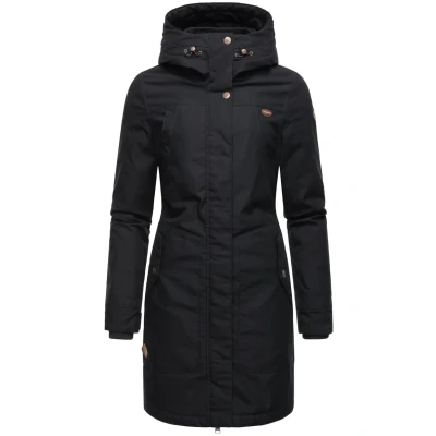 Afbeelding van Ragwear Jannisa Winterjas, Dames, Maat: XS, Black