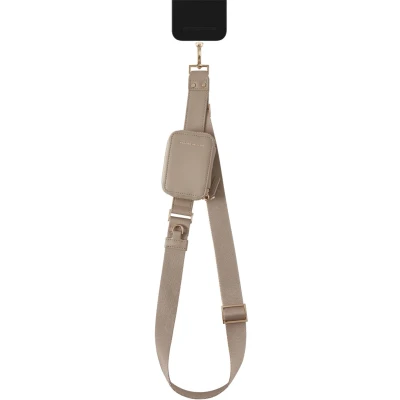 Afbeelding van iDeal of Sweden Utility Phone Strap Universeel telefoonkoord Beige