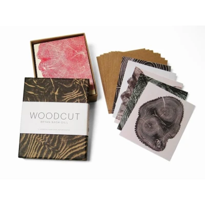 Afbeelding van Woodcut Notecards (12 + Envelopes)